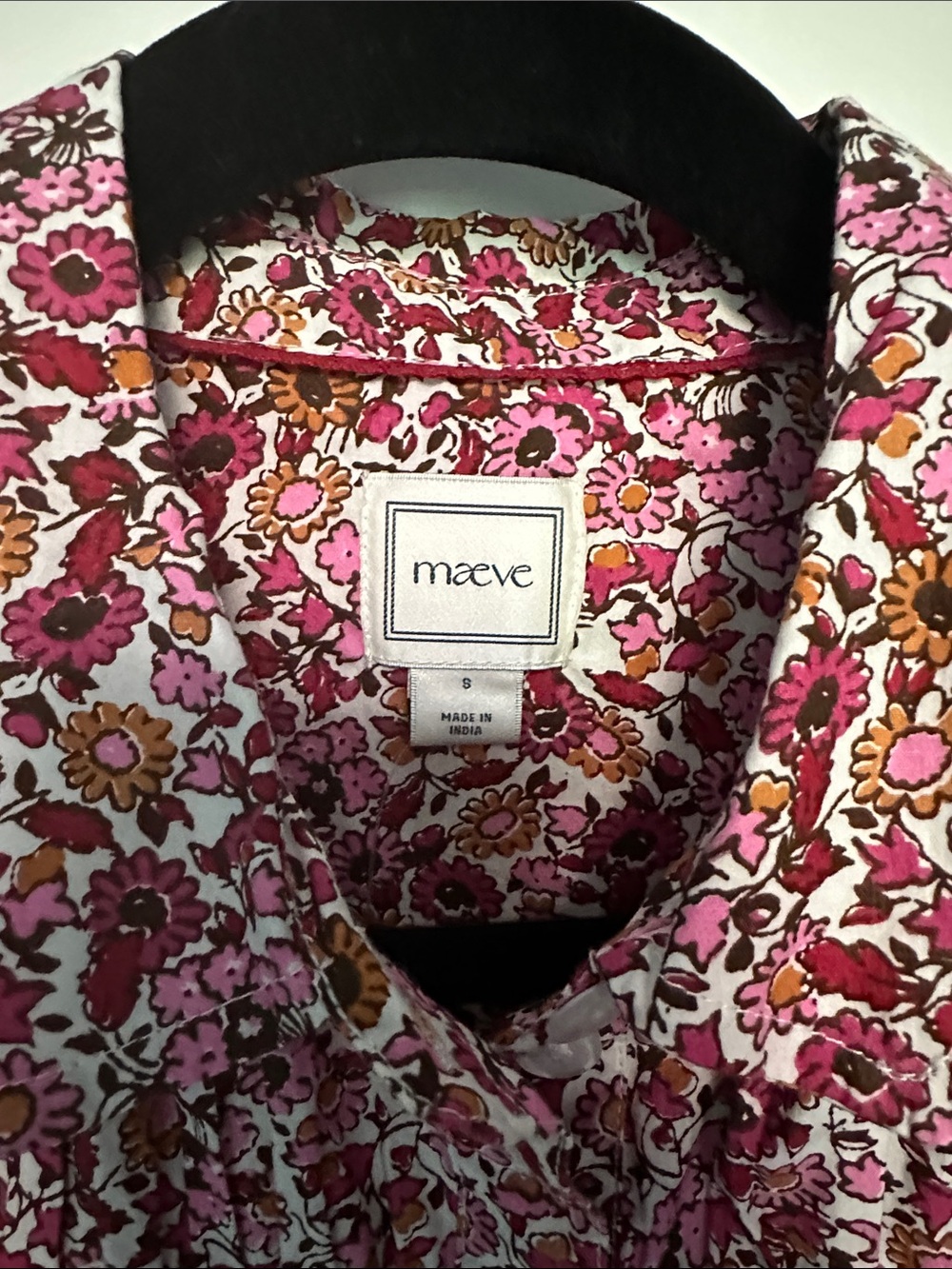 Maeve Leandra Shirred Yoke Floral Blouse - Picture 3 of 8